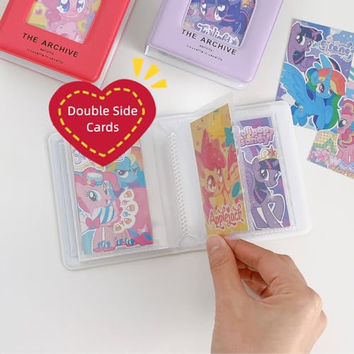 Mini Card Binder - 1-Pocket, 40 Pockets, Blue - Trading Card Holder