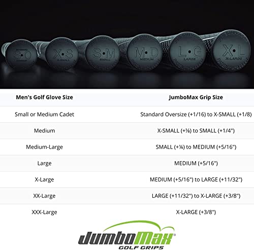JMX Ultralite Tapered Oversized Golf Grips - Medium RWB Pinstripes