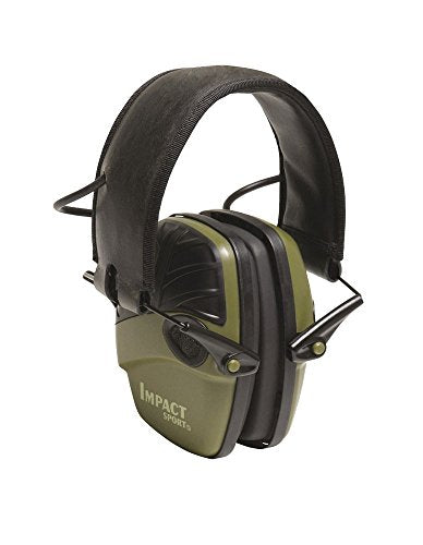 Impact Sport Earmuffs - Olive Drab Green - Medium Size