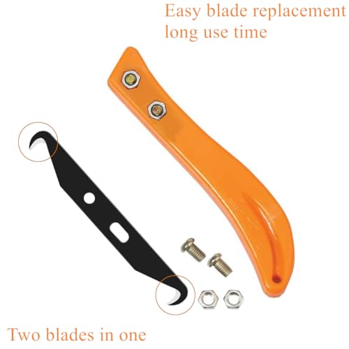 Golf Grip Removal Tool - Hook Blade Utility Knife with 7 Blades