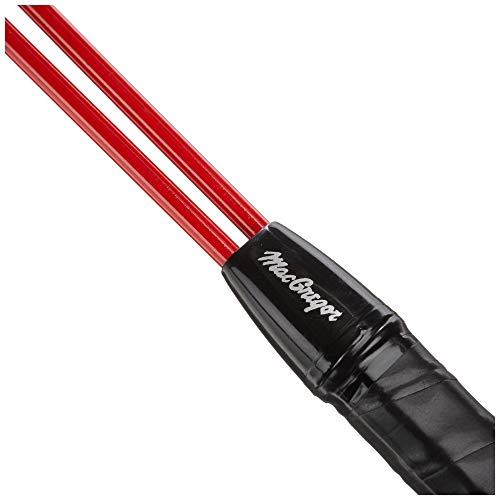 BSN Badminton Racket Prism Pack - Set of 6, Steel Head, Vinyl Grip