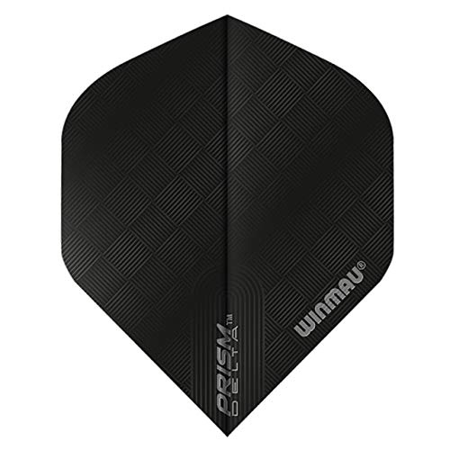 Prism Delta Dart Flights - 100 Micron Extra Thick - Black (Set of 3)