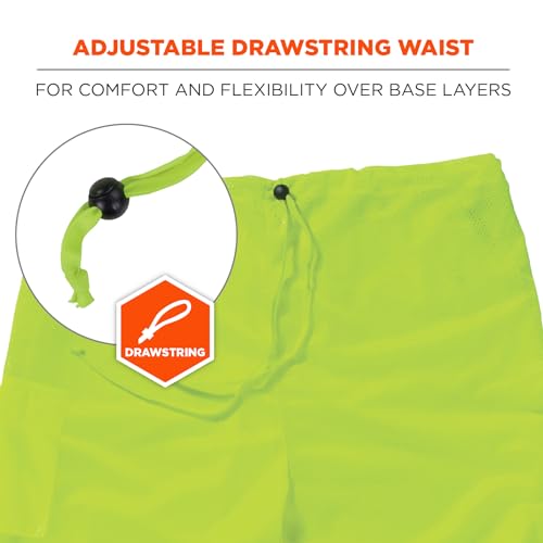 Ergodyne unisex adult Class Two-tone Reflective Safety Pants, Lime, Large-X-Large