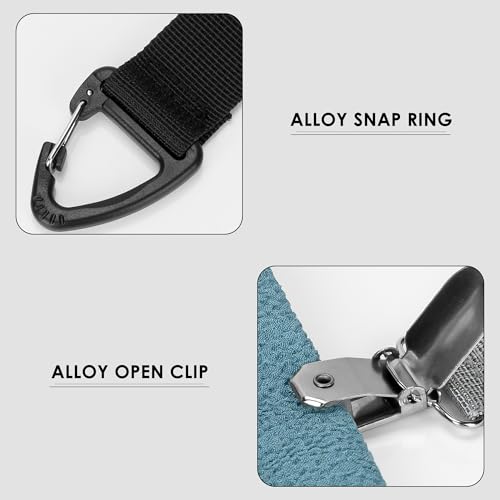 Multi-Functional Tennis Towel Clip Set - 3PCS, Multicolor