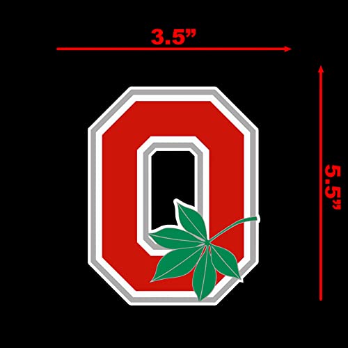 Ohio College Football Sticker Decal - 3.5" x 5.5"