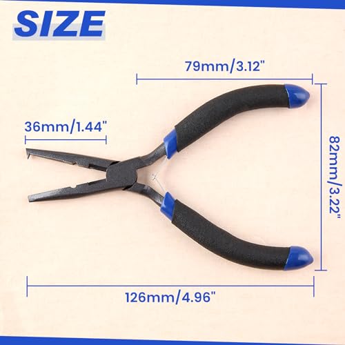 Fishing Pliers with Hook Remover - 5-Inch Saltwater Tool