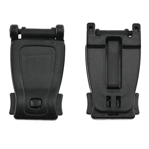 Molle Webbing Clips - 4 Pack Black Backpack Accessories