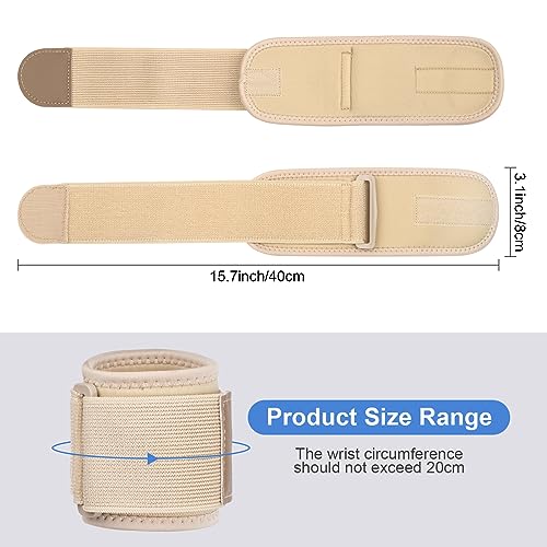 Adjustable Wrist Brace Compression Supports for Tendonitis - Beige
