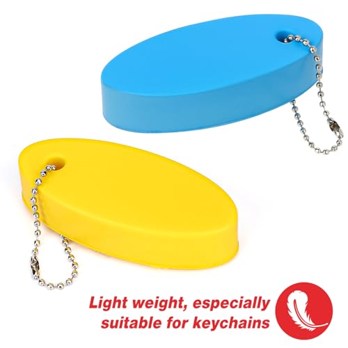 Floating Keychains for Boat Keys - 4 Pack in Bright Colors