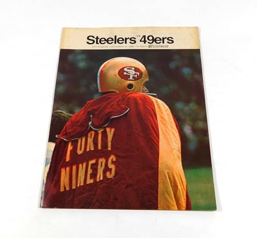 1968 NFL Football Program: 49ers vs Steelers, Nov 24