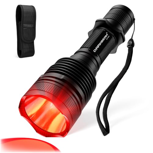 DARKBEAM Mini Red Light Flashlight for Night Hunting & Wildlife Observation