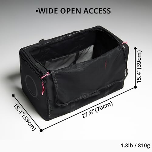 SolOcean Black Mesh Dive Bag 100L Packable Waterproof Duffel for Water Sports