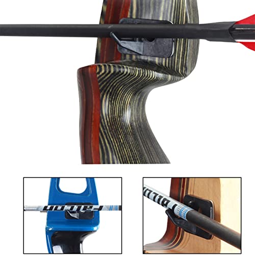 6pcs Adhesive Recurve Bow Arrow Rest - Durable Plastic - Right Hand