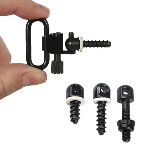 3 Pcs Durable Sling Swivel Studs for Rifles & Shotguns
