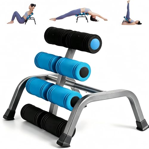 Mini Inversion Table with Massage Rollers - Blue
