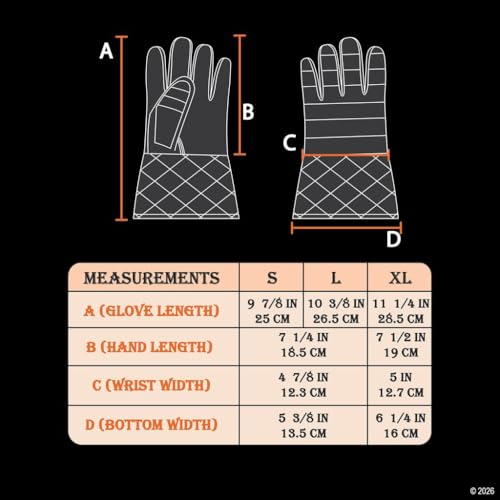 Lightly Padded Leather Fencing Gloves - Large Black