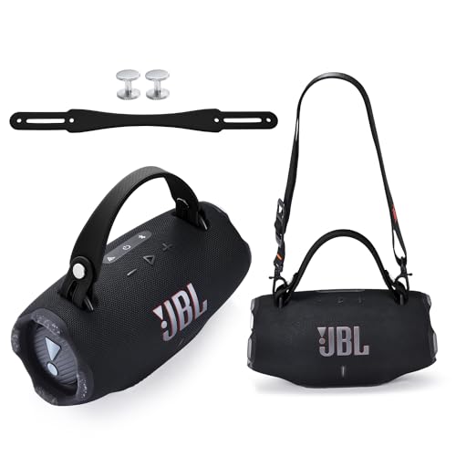 YaoshanTuda Silicone Detachable Hand Strap for JBL Xtreme 5/4/3/2 Speaker - Black