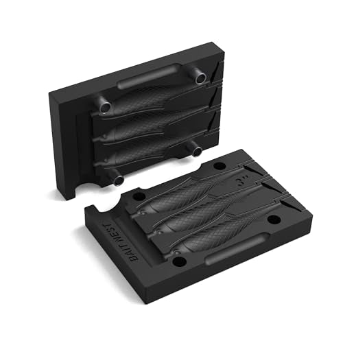 Soft Plastic Swimbait Mold for Lure Making 3-Cavity Fishing Baits