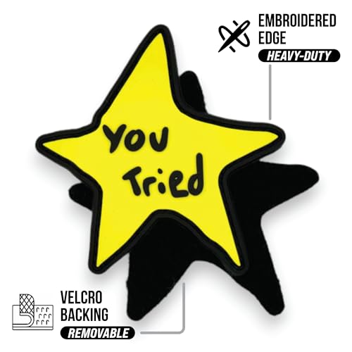 You Tried Star Meme Patch - Funny Tactical PVC Patch