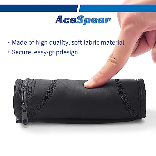 AceSpear 4 lb x 2 Soft Dumbbells - Reusable Hand Weights for Walking, Running, Aerobics (Black, 2 x 4 lb)