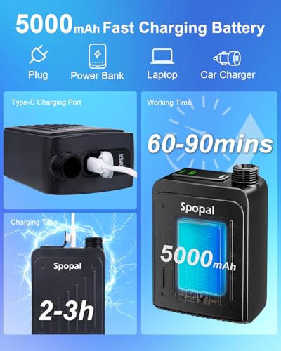 Portable Camping Shower Pump IPX8 Waterproof Handheld Water Pump