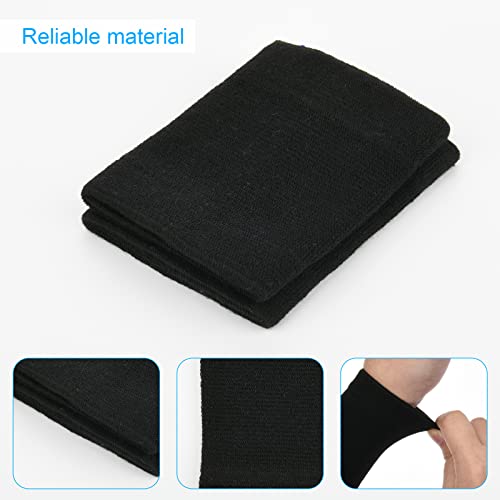 Compression Wrist Sleeve - Nylon Brace Wraps for Pain Relief - Black