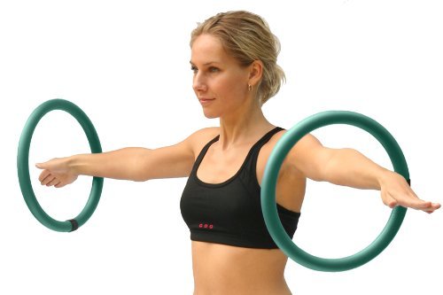 Weighted Arm Hoop Workout - 2 Hoops, 0.9kg - Foam Covered