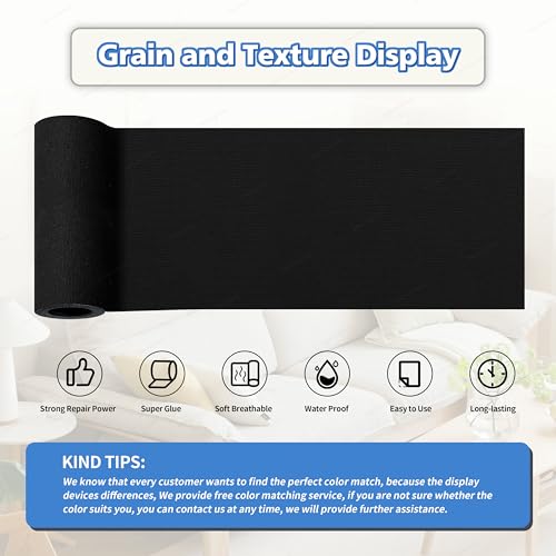 Waterproof Canvas Repair Tape - 4x63 Inches, Self-Adhesive Patch for Sofas, Tents, Awnings