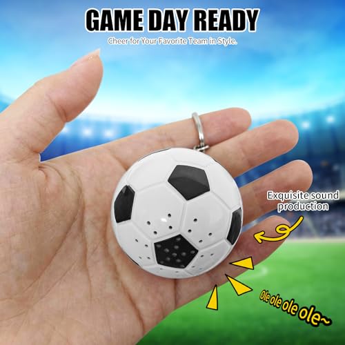 Musical Soccer Keychain with Cheering Sound - World Cup Fan Accessory
