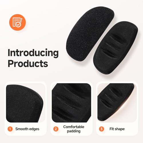 Runhike Softball Face Mask Replacement Pads – Black, 3-Pack for Rip It & Youth Masks