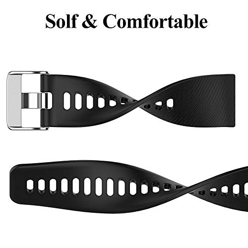 Silicone Replacement Band for Garmin Forerunner 35 - Black