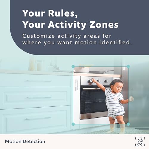 Swann EVO 2K Indoor Wi-Fi Security Camera: 2K HD Video, Compact Plug-in, Sound/Motion/pet/Person Detection, Live View, Night Vision, 2-Way Talk & Siren, Baby Monitor, Local/Cloud Storage, Easy Setup