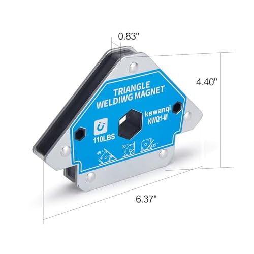 110 LB Welding Magnets Clamp Sets-4 Pieces of Magnetic Welding Holder 110 LBS Holding Power Welder Tools and Accessories