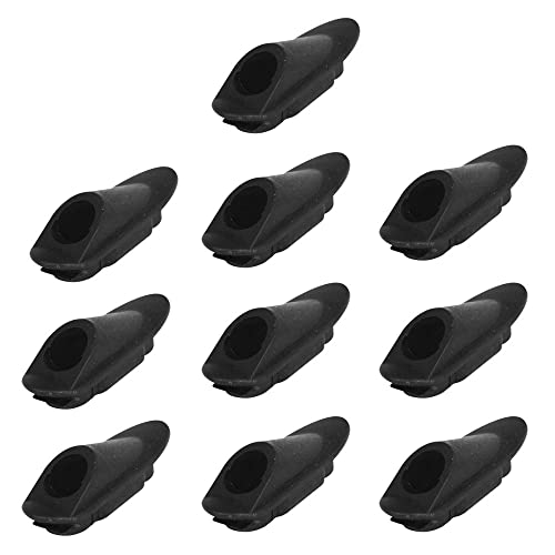 10-Pack Bicycle Cable Tube Clamps - Durable Grommets for Brake & Shift Cables