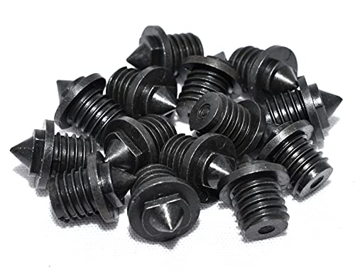 Black Stainless Steel Track and Cross Country Spikes - 14 Pack