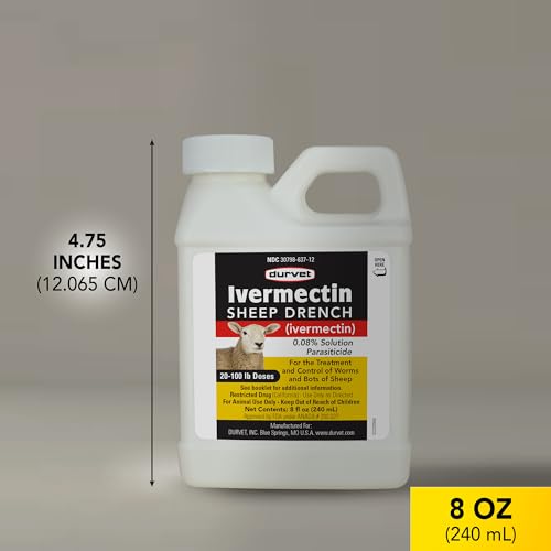 Durvet Ivermectin Sheep Drench - One Size, Dewormer for Sheep
