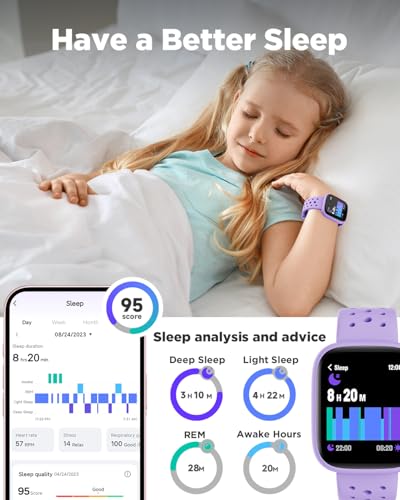 Kids Smart Watch with Fitness Tracker - 1.8" Lilac