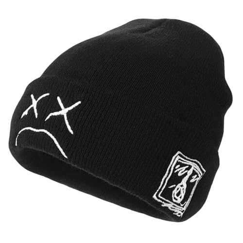 NNCEVM Fashion Beanie for Men Women Unisex Knit Cap – Black Warm Winter Hat