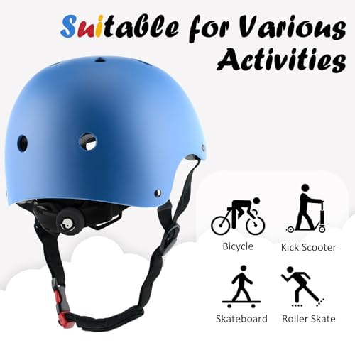 Adjustable Kids Bike Helmet - Multi-Sport Safety Gear for Ages 2-14