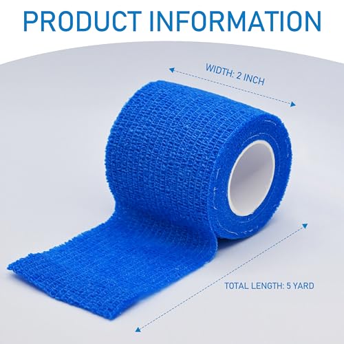 Self Adhesive Bandage Wrap - 15 Pack 2 Inch x 5 Yards Mix