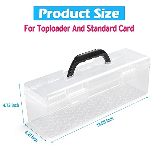 Large Trading Card Storage Box for 200 Toploaders & 750 Cards