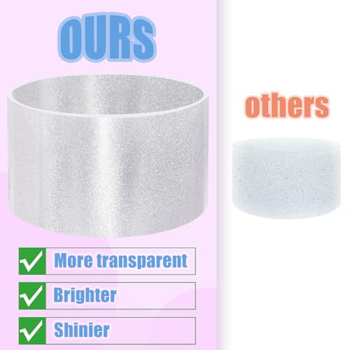 Glitter Silicone Boot Sleeve for Stanley 20-40oz Cup - Peony Pink
