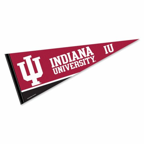 Full Size Indiana Hoosiers Pennant Flag - 12x30 Inches