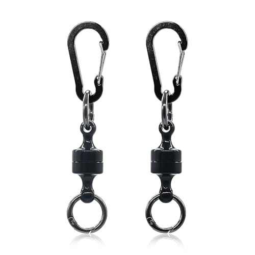 Magnetic Keychain - 2 Pack Quick Release Detachable Key Ring