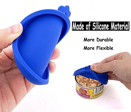 Silicone Cat Food Can Lids - 4 Pack for 3 oz Cans