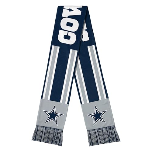 Dallas Cowboys Football Neck Warmer Scarf - Team Color Stripe
