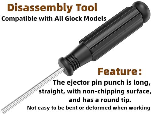 Glock Tool Kit - Front Sight Removal & Magazine Disassembly Tools - Black Gen2