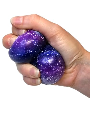 Galaxy Foam Stress Relief Balls - 2" Squeeze Balls (4 Pack)