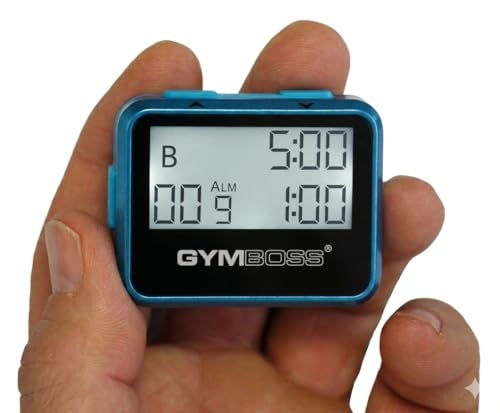 Interval Timer and Stopwatch - Teal Blue Metallic Gloss