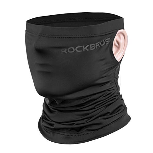 Cooling Neck Gaiter with UV400 Protection - Black